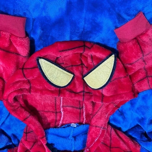 Halloween Spider Man Outfit Halloween or Warm 1 Piece - Picture 7 of 9